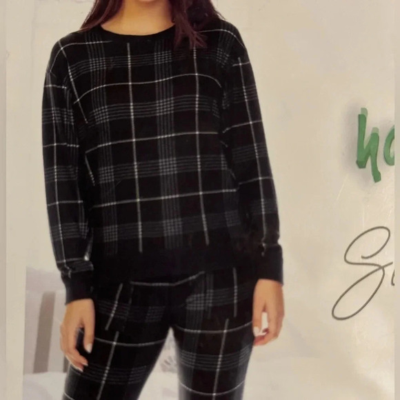 Honeydew Super Soft 2 Piece Pajama Set plaid - Picture 3 of 4